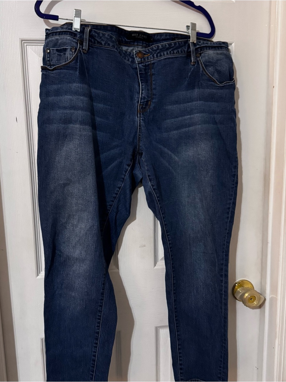 Max Jeans Women's Dark Blue Boyfriend Jeans